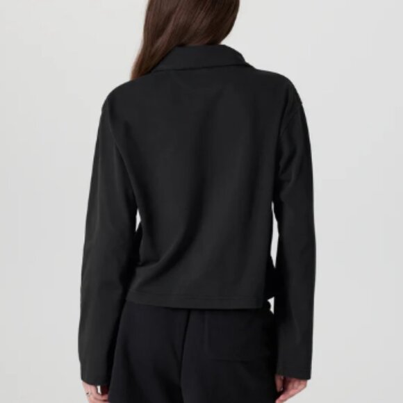 Vuori Mackenzie Rugby Polo in Washed Black, Size XL - Picture 3 of 7